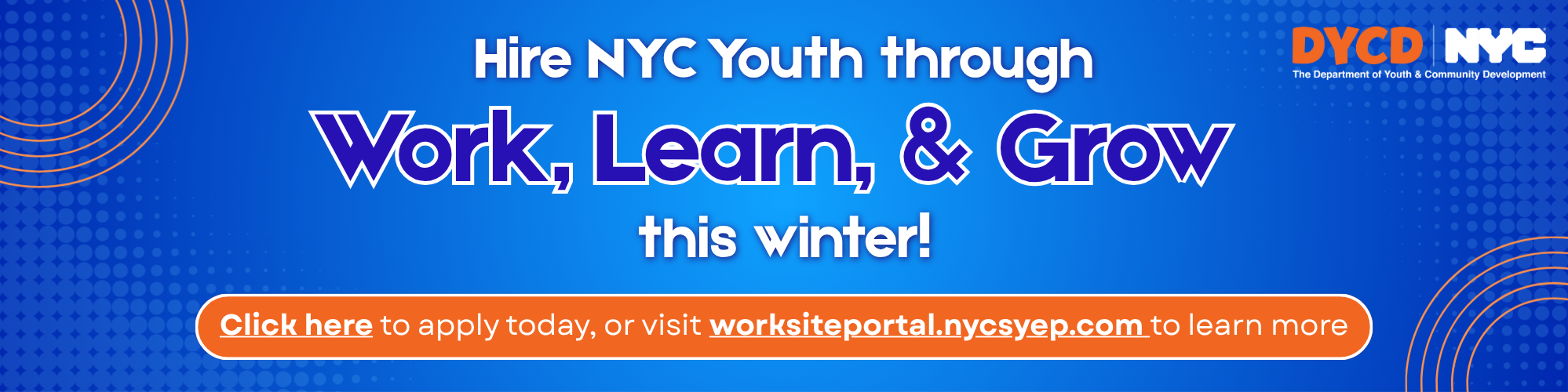 Linked image for Work, Learn & Grow 2026 Worksite Application